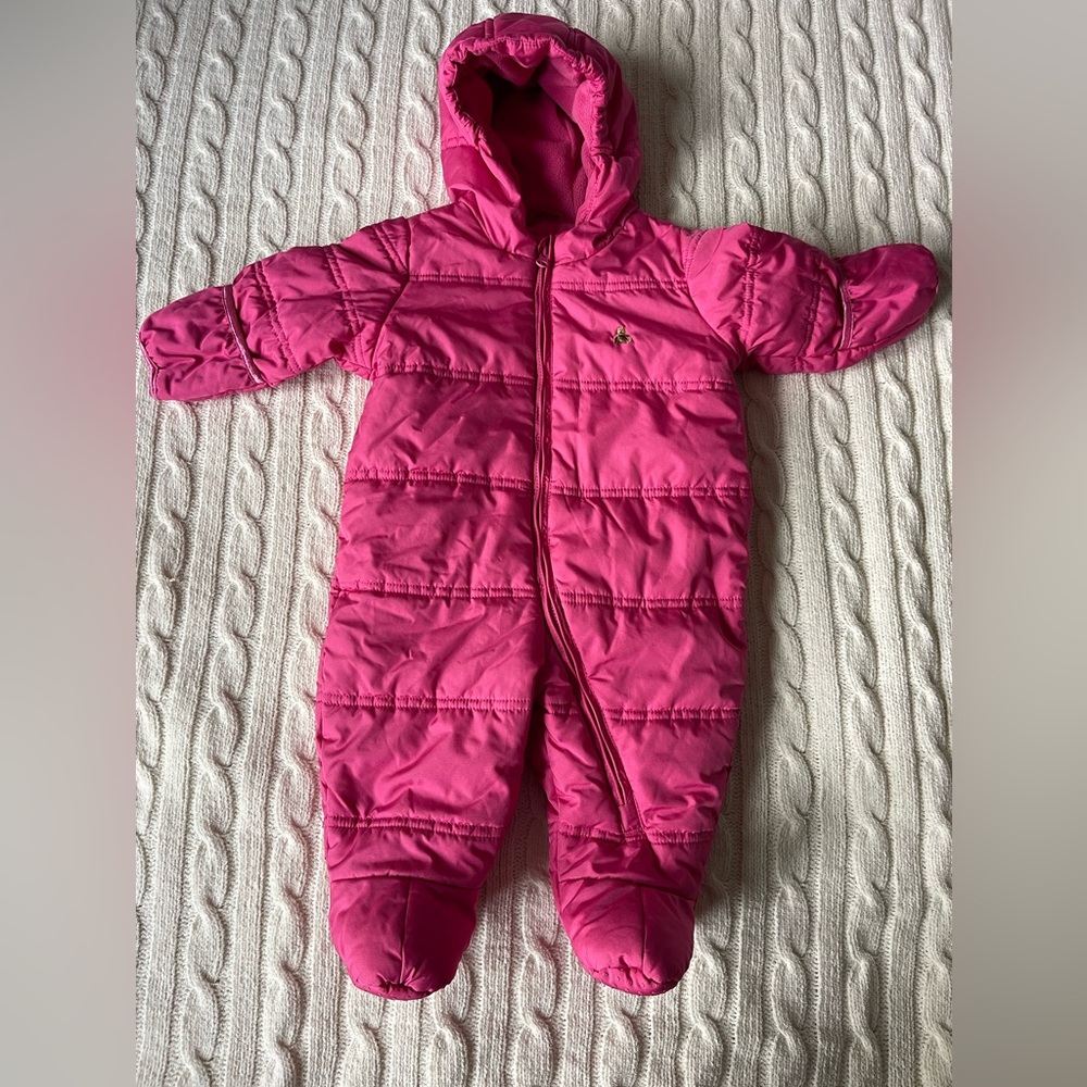 Baby Gap Pink  Snowsuit size 6-12 months